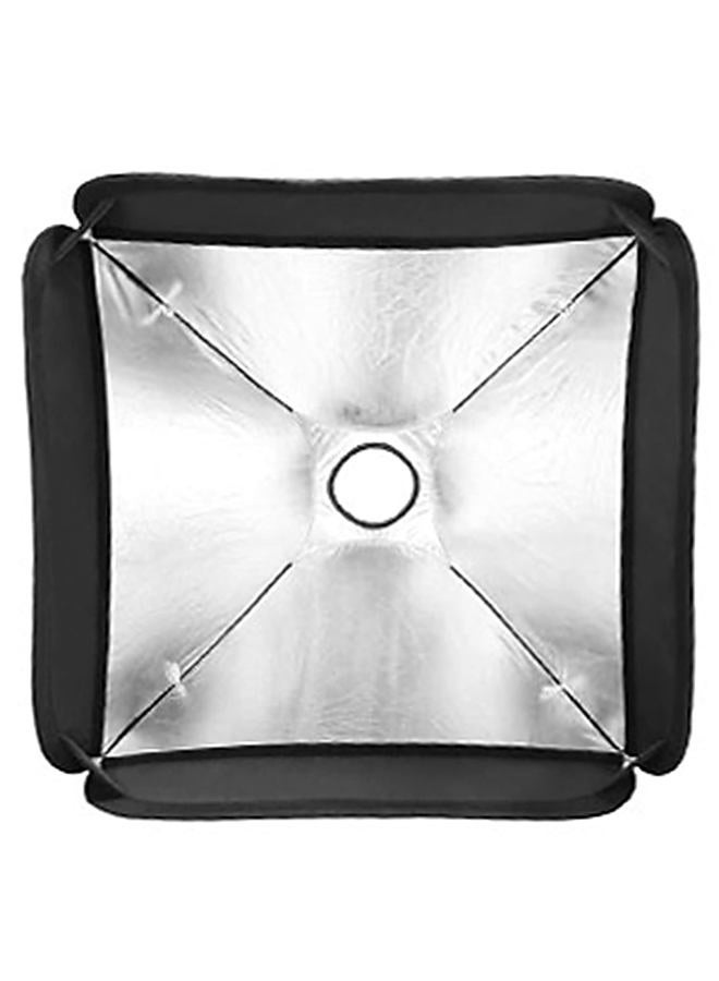 Godox جودوكس 24" × 24" صندوق ناعم قابل للطي عالمي مع حامل تركيب نوع S لسرعة الفلاش في التصوير الفوتوغرافي الاستوديو (60 سم × 60 سم) - Image 2